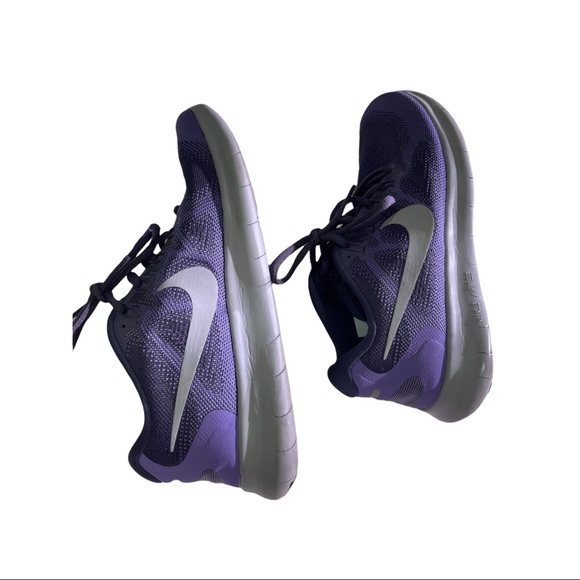 Nike Free RN purple shoes good condition size 8 no box, - Picture 3 of 5